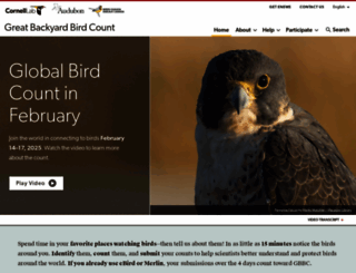 birdcount.org screenshot