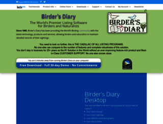 birdersdiary.com screenshot