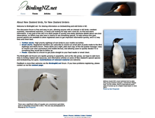 birdingnz.net screenshot