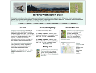 birdingwashington.info screenshot