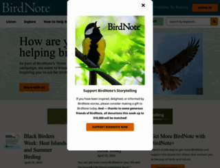 birdnote.org screenshot