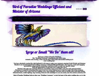 birdofparadiseweddings.com screenshot