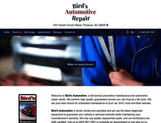 birdsautomotiverepair.com screenshot
