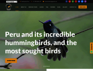 birdsofperutours.com screenshot