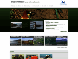 birdwatching.sk screenshot