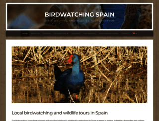 birdwatchingspain.net screenshot