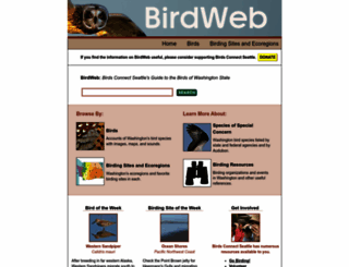 birdweb.org screenshot