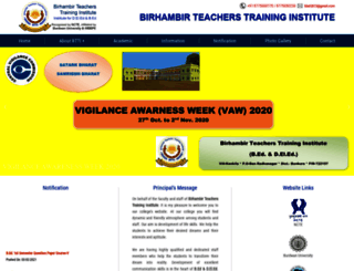 birhambirinstitute.com screenshot