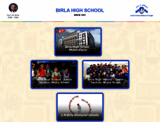 birlahighschool.com screenshot