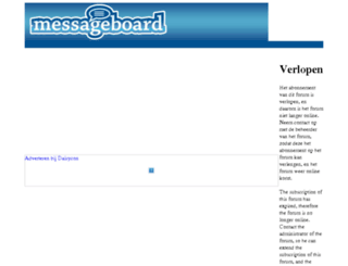 birmies.messageboard.nl screenshot