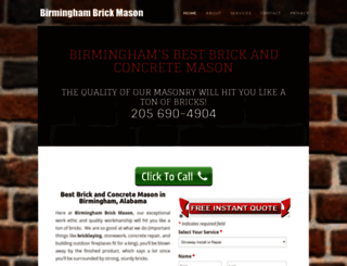 birminghambrickmason.com screenshot