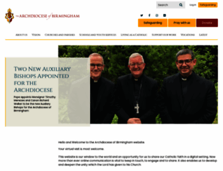 birminghamdiocese.org.uk screenshot