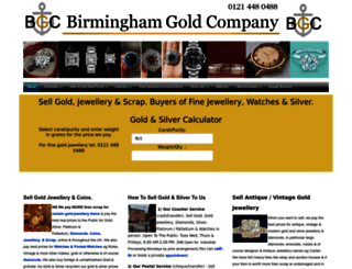 birminghamgoldcompany.co.uk screenshot