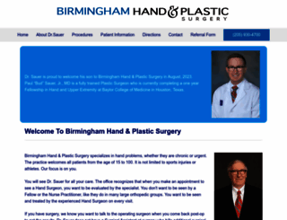 birminghamhandandplasticsurgery.com screenshot