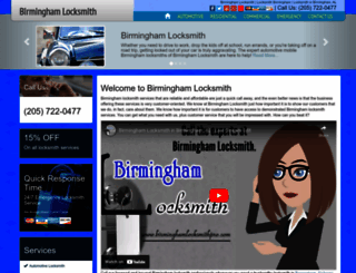 birminghamlocksmithpro.com screenshot