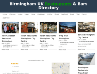 birminghamrestaurantsandbars.com screenshot