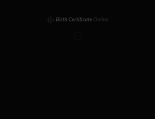 birth-certificate.online screenshot
