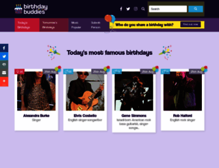 birthdaybuddies.net screenshot