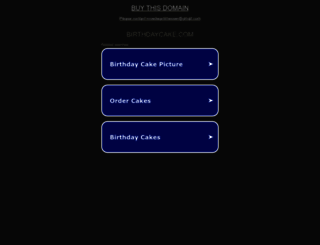 birthdaycake.com screenshot