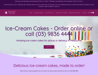 birthdaycakeshop.com.au screenshot