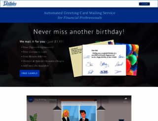 birthdayco.com screenshot