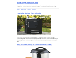 birthdaycookiescake.com screenshot