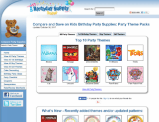 birthdaysupplydepot.com screenshot
