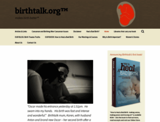 birthtalk.org screenshot