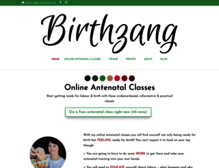 birthzang.co.uk screenshot