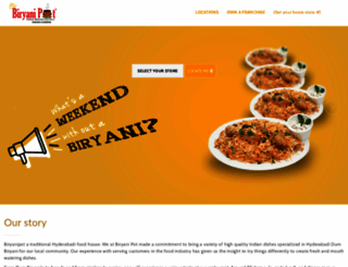 biryanipotusa.com screenshot