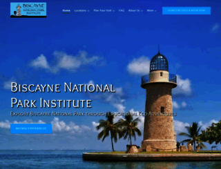 biscaynenationalparkinstitute.org screenshot
