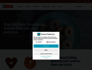biscottificiogrondona.com screenshot