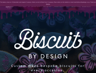 biscuitbydesign.co.za screenshot