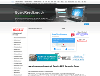 bisesargodha.boardresult.pk screenshot