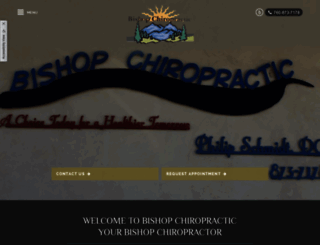 bishopchiropractic.com screenshot