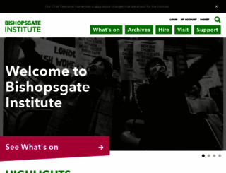 bishopsgate.org.uk screenshot