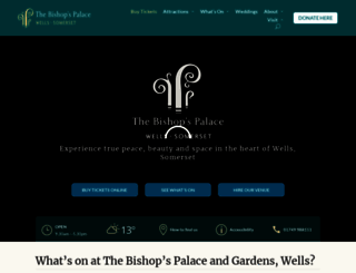 bishopspalace.org.uk screenshot