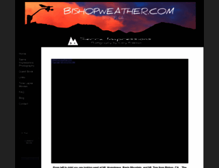 bishopweather.com screenshot