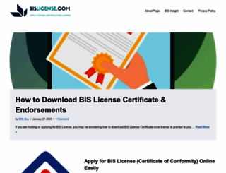 bislicense.com screenshot