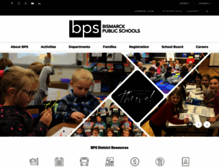 bismarckschools.org screenshot