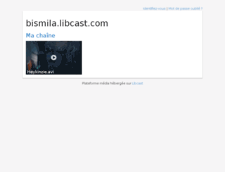 bismila.libcast.com screenshot