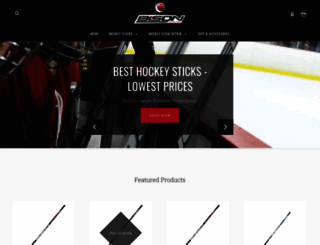 bisonhockeysticks.com screenshot