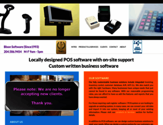 bisonsoftware.ca screenshot