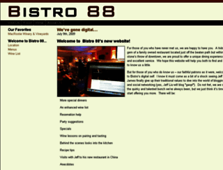 bistro88.com screenshot