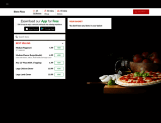bistropizza.co.uk screenshot