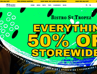 bistrosttropez.com.au screenshot