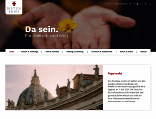 bistum-trier.de screenshot