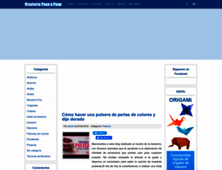 bisuteria-pasoapaso.com screenshot