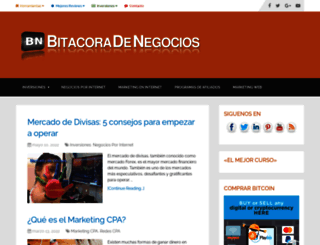 bitacoradenegocios.com screenshot