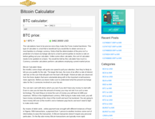 bitcoin-calculator.info screenshot